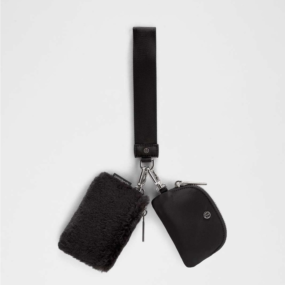 Lululemon NWT Dual Pouch Plush Fleece Pouch/Wristlet